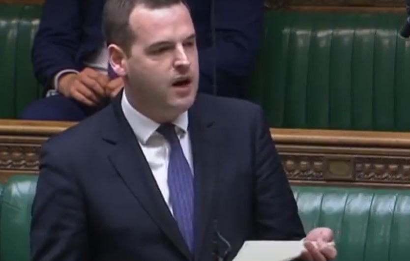 MP Paul Holmes speaking on the matter in Parliament 