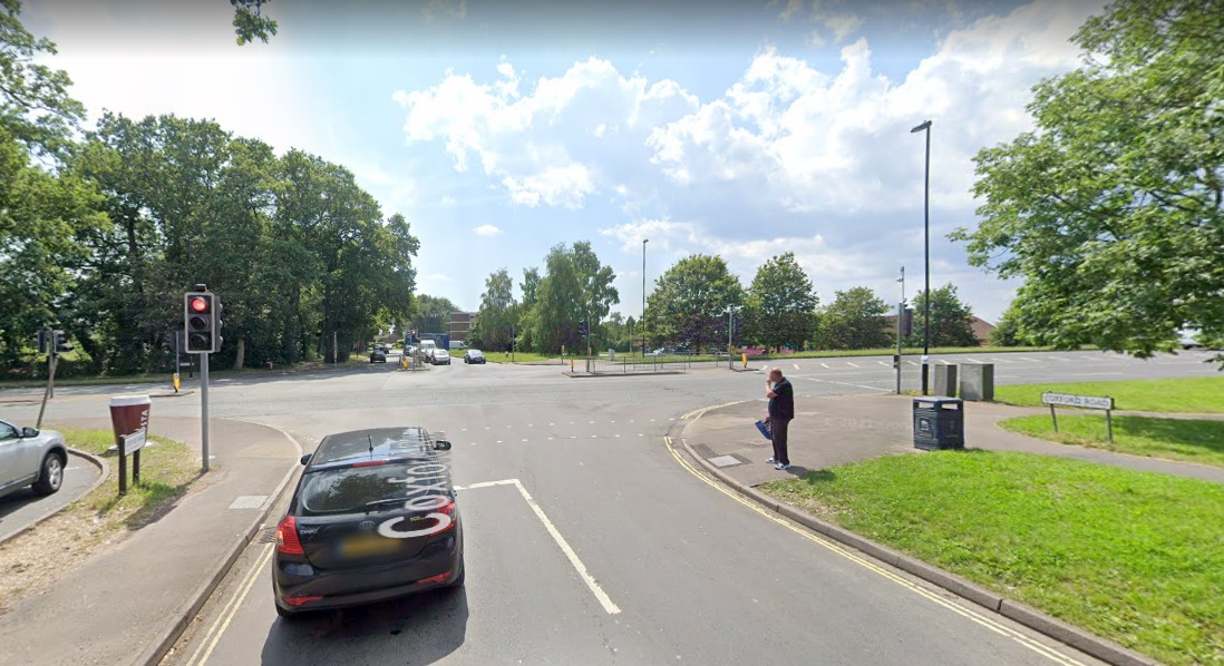 This junction on Coxford Road will close for works. Photo: Google Maps 