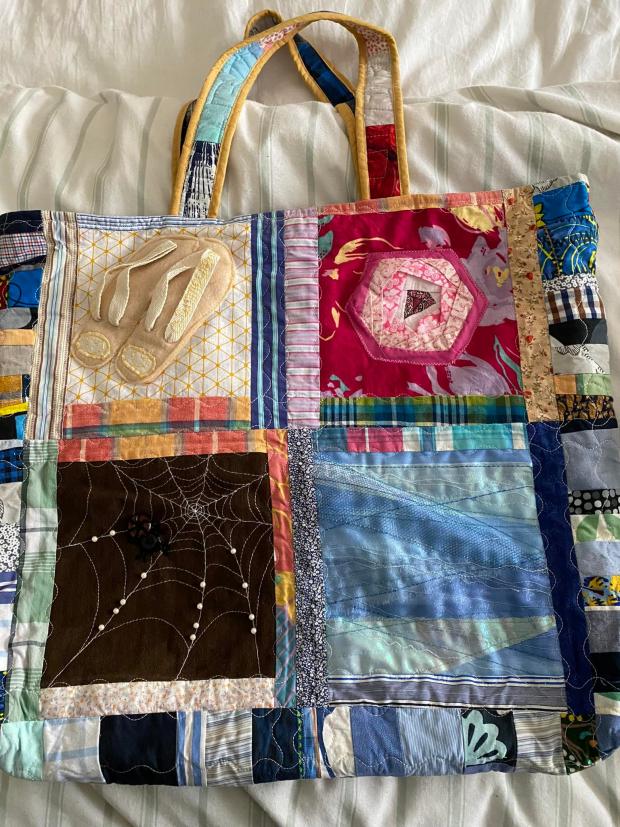 Daily Echo: One of the quilt bags made by the Southampton Sewing Social group