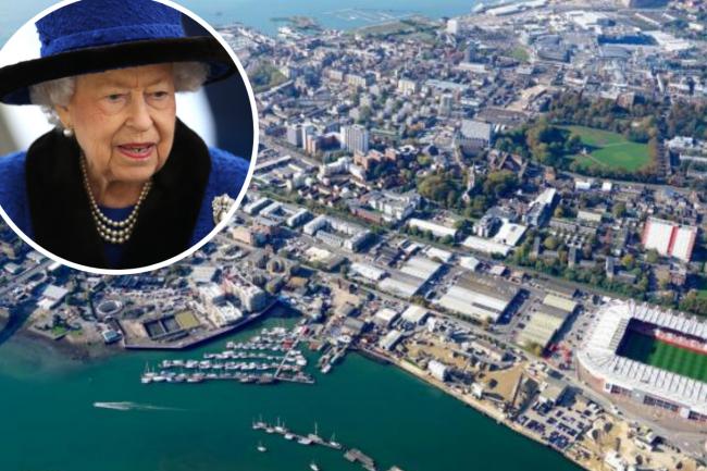 The Queen's Platinum Jubilee 2022 events in Southampton. Queen photo: PA