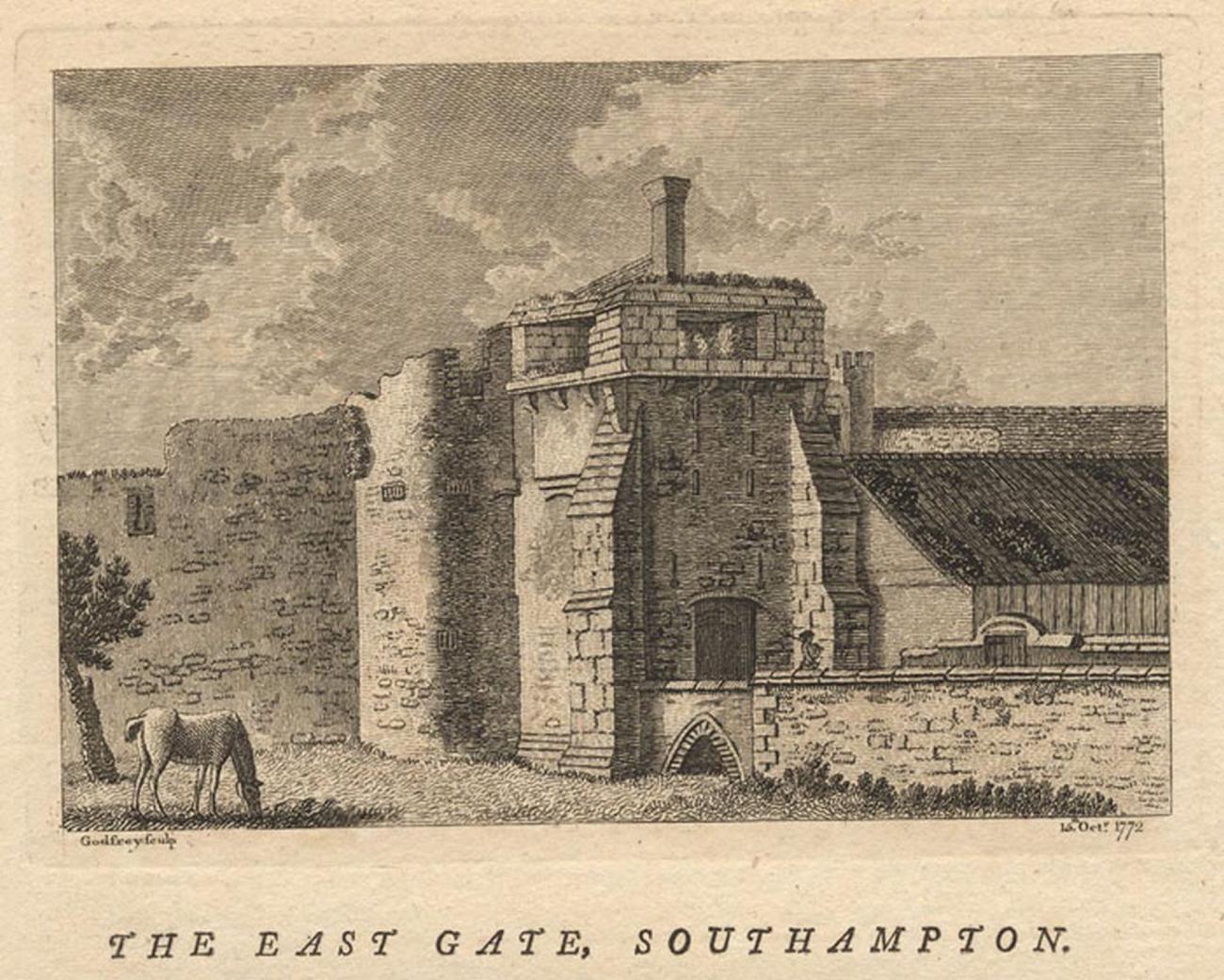 East gate.