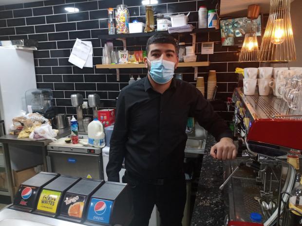 Daily Echo: Alex Yildiz, owner of Cosy Café in Eastleigh.