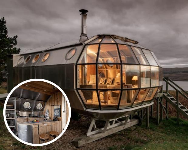 Daily Echo: AirShip 2 in Drimnin, Scotland. Picture: Airbnb