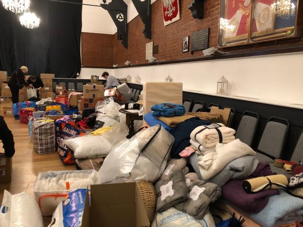 Daily Echo: The centre was flooded with donations