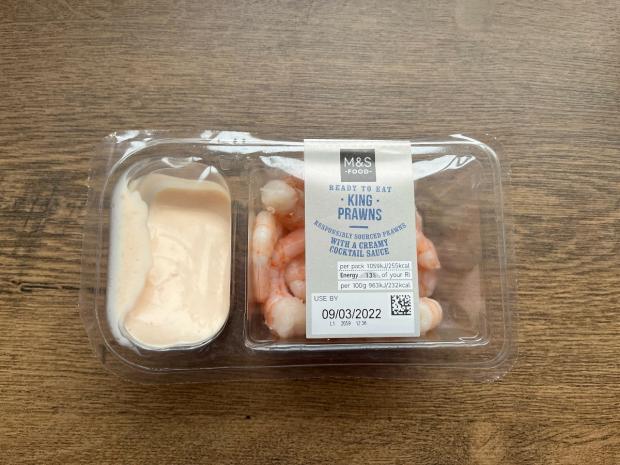 Daily Echo: M&S King Prawns with a Creamy Cocktail Sauce