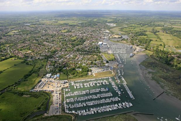 Daily Echo: The Powles have been granted a free place for life at Lymington Yacht Haven. 