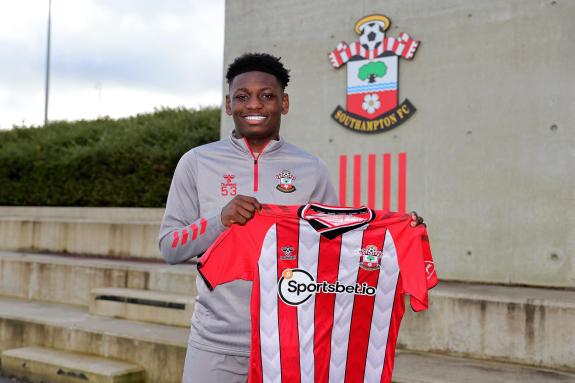 Daily Echo: Kazeem Olaigbe signed a new contract to 2024 last season (Pic: Southampton FC) Daily Echo: Kazeem Olaigbe signed a new contract to 2024 last season (Pic: Southampton FC)