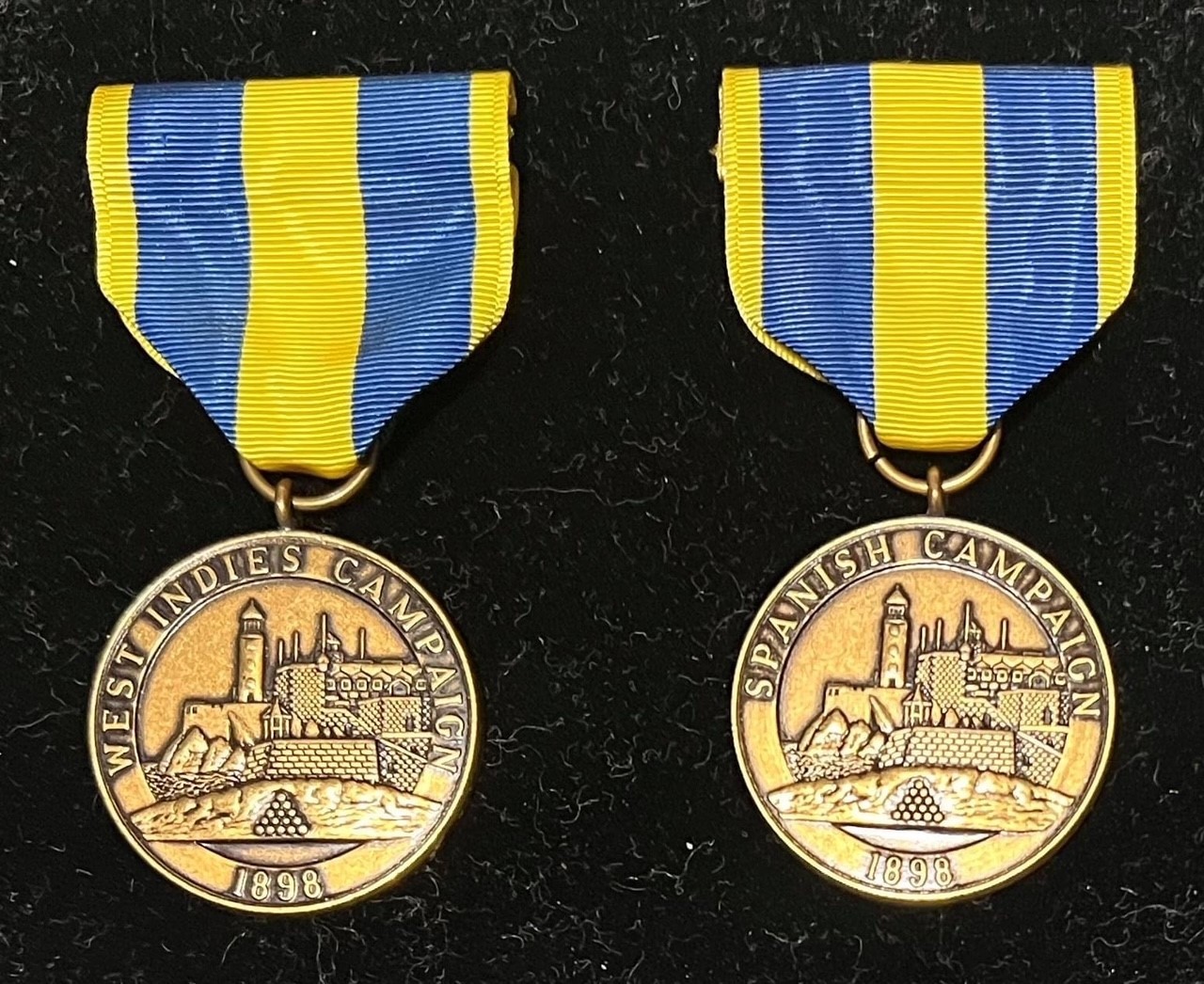 Campaign medals.