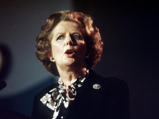 Daily Echo: Photo shows Margaret Thatcher, via the Herald.