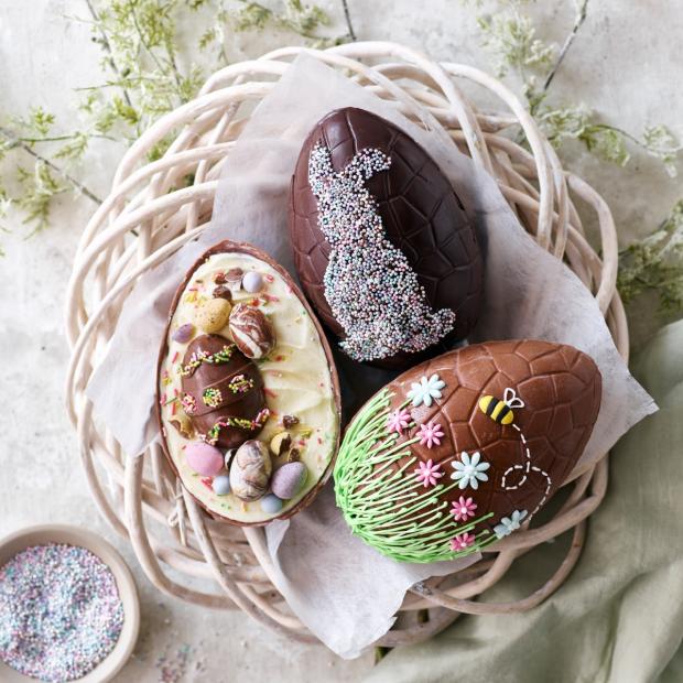 Daily Echo: Chocolate eggs made with Lakeland's Easter Egg Moulds (Lakeland)