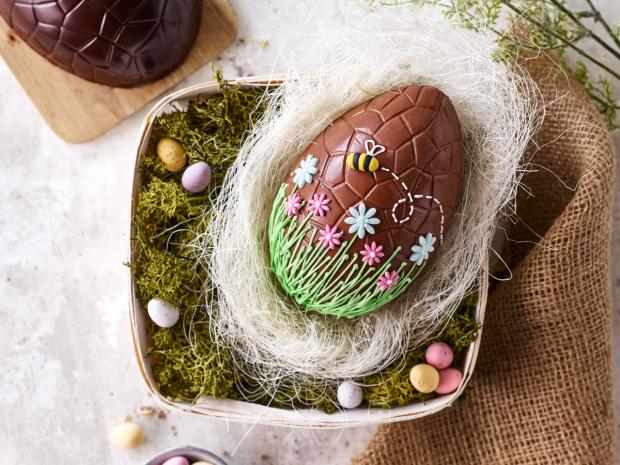 Daily Echo: A decorated Easter egg, made using Lakeland's Easter Egg Moulds (Lakeland)