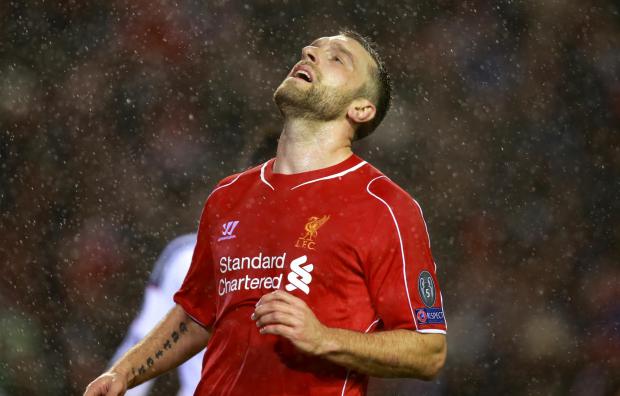 Daily Echo: Lambert scored just three times in a Liverpool shirt. Image by: PA