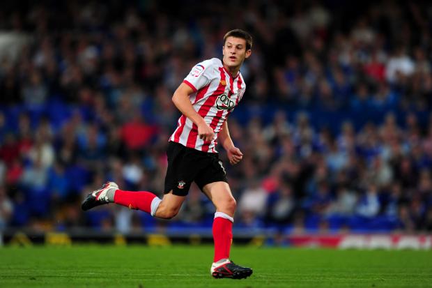 Daily Echo: Adam Lallana in action for Southampton in the 11/12 season. Image by: PA