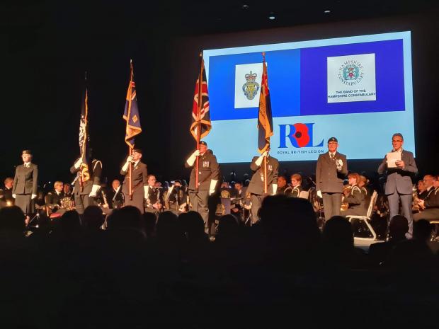 Daily Echo: Royal British Legion Concert at the Mayflower marks Falklands War anniversary