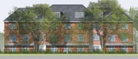 Daily Echo: An artist's impression of the proposed development, which has been rejected following public inquiry. Picture: Churchill Retirement Living Daily Echo: An artist's impression of the proposed development, which has been rejected following public inquiry. Picture: Churchill Retirement Living