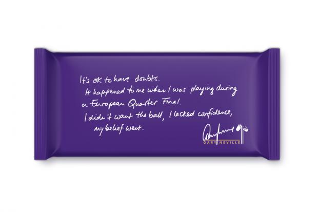 Daily Echo: Gary Neville Give a Doubt Bar (Cadbury)