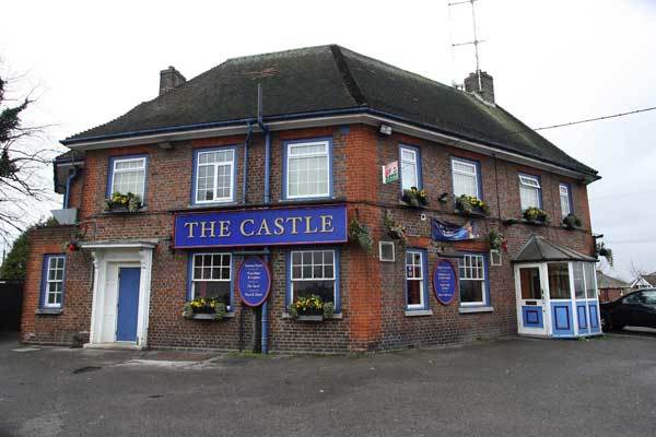 The Castle pub in Midanbury.