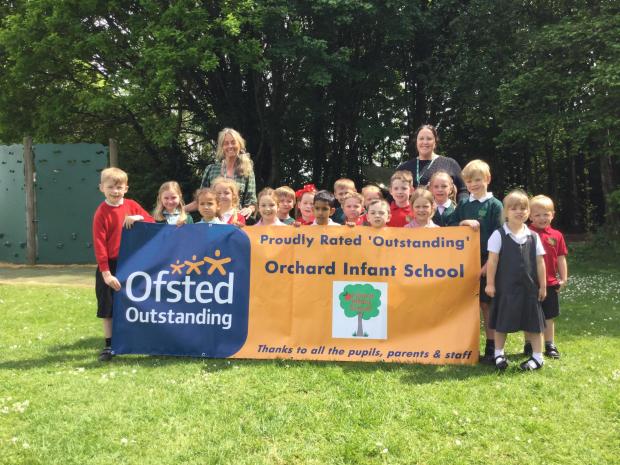 Daily Echo: Orchard Infant School has been rated "Outstanding" by Ofsted.