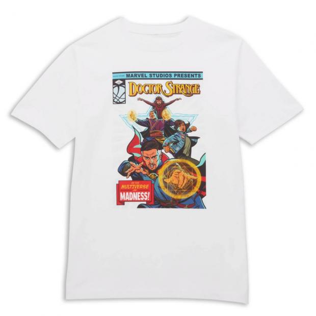 Daily Echo: Marvel Dr Strange Star Comic Oversized Heavyweight T-Shirt (Zavvi)