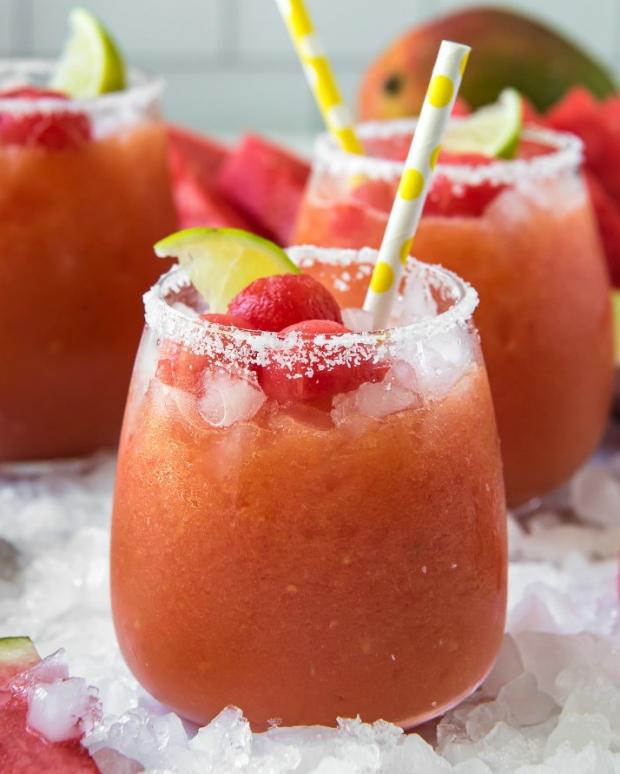 Daily Echo: Frozen Watermelon Margarita. Credit: @recipegirl/ The Bottle Club
