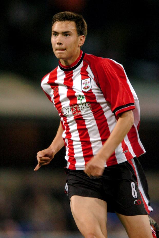 Daily Echo: Teenage Sparv playing for Southampton. Image by: PA