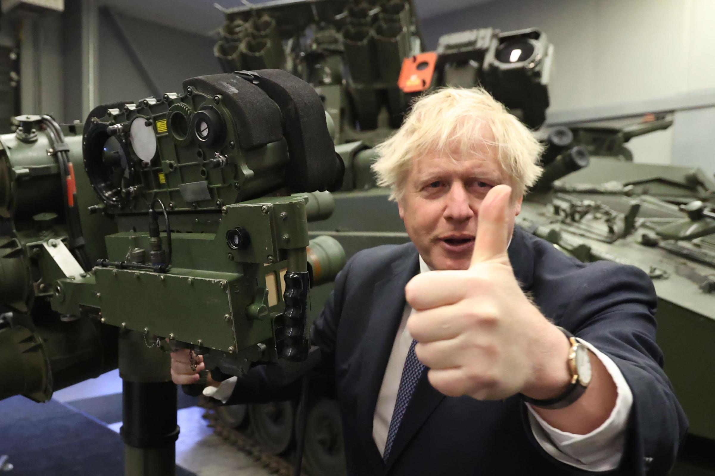 Johnson inspects weapons systems being used on front line of Ukraine defence - Vimarsana News