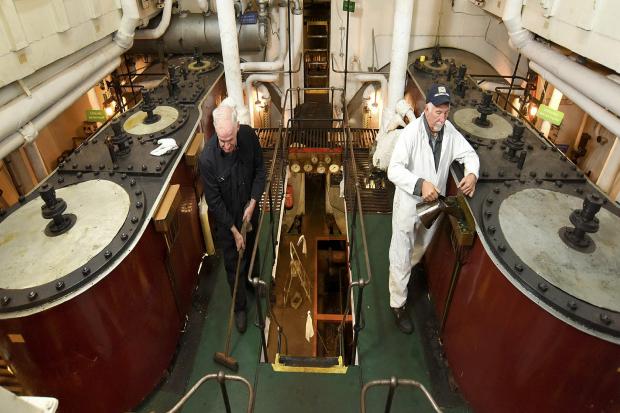 Visitors to Steamship Shieldhall are encouraged to visit the Engine Room and Boiler Room. Picture by Solent News Agency