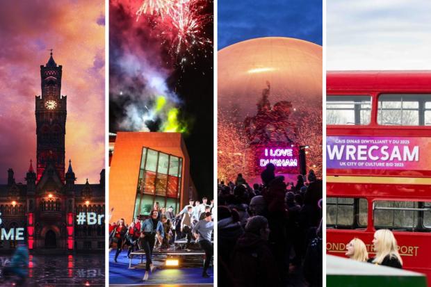 Daily Echo: Bradford, Southampton, County Durham and Wrexham are the four shortlisted finalists in the UK City of Culture contest.