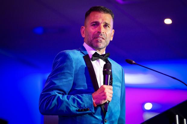 Benali speaking at the recent gala. Image by: Dave Vokes