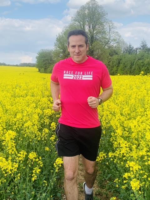 Daily Echo: Dr Hugo De La Pena trains near his home on the outskirts of Winchester