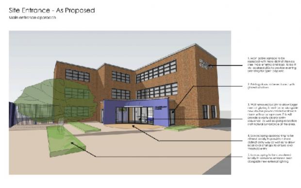 Daily Echo: Weston Secondary School is being given a £5.5m revamp.