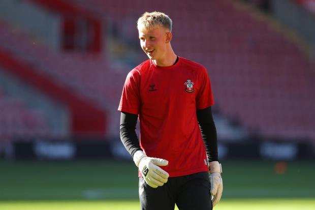 Southampton's Eddie Beach during the Under 18's Premier League National Champions match between Southampton and Manchester City at St Mary's Stadium. Photo by Stuart Martin..