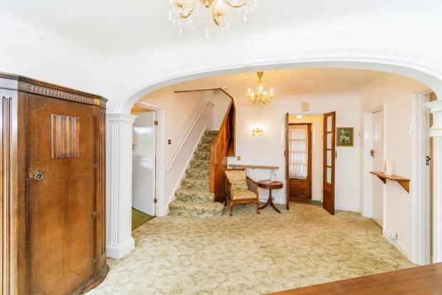 Daily Echo: The spacious entrance hall welcomes you into the property. Picture: Zoopla