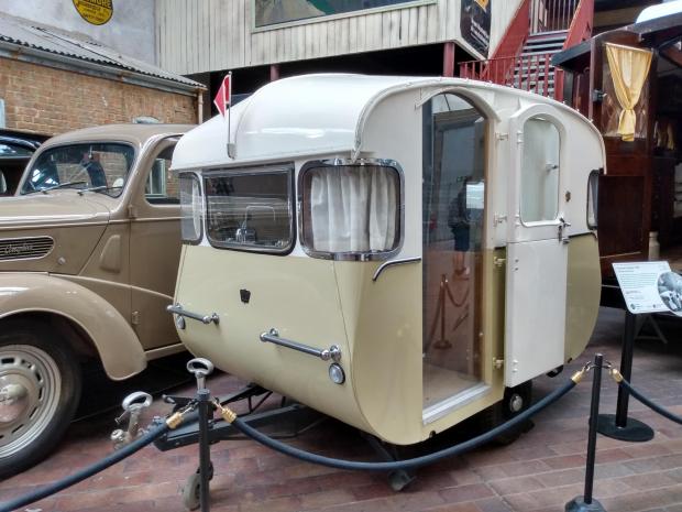 Daily Echo: A child-sized caravan used by Prince Charles and Princess Anne in the 1950s.