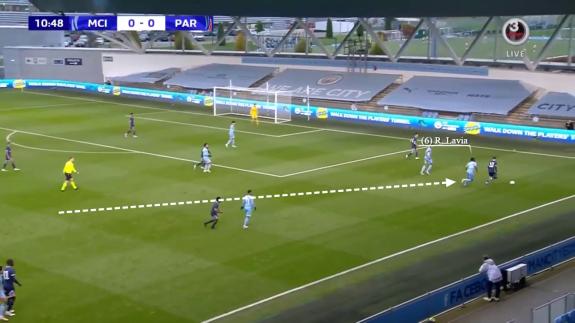 Daily Echo: Lavia presses the PSG player into the corner. Image by: Wyscout Daily Echo: Lavia presses the PSG player into the corner. Image by: Wyscout