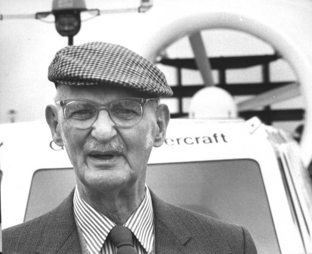 Daily Echo: Sir Christopher Cockerell lived and worked at Hythe in the 1960s.