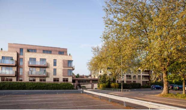 Daily Echo: The proposed development on the Assheton Court site at Castle Street, Portchester. Picture: MH Architects.