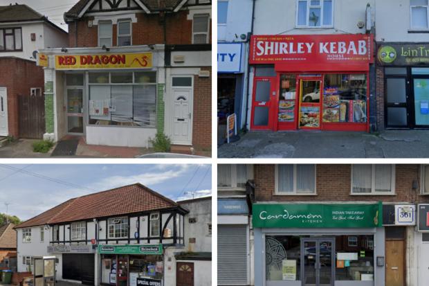 Some 14 Southampton food businesses have been slapped with poor hygiene ratings.
