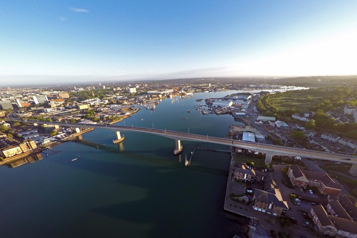 The Itchen Bridge. Image: Southampton City Council.