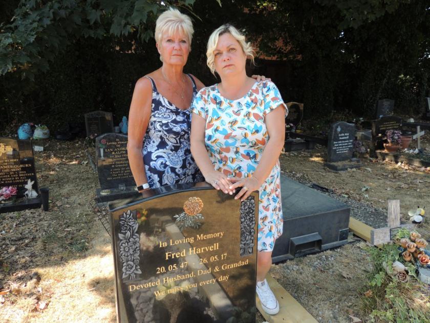 Family’s anger after granite grave top stolen from Eastleigh Cemetery