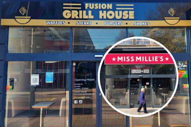 The store will be opening at 95 Above Bar Street. Inset: proposed Miss Millie's signage, Southampton City Council planning portal.