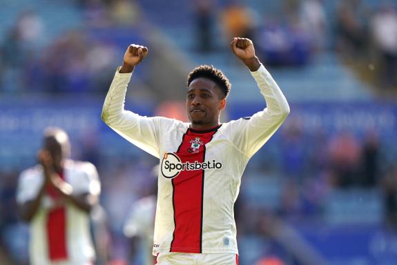 Daily Echo: Southampton's Kyle Walker-Peters celebrates following the Premier League match at the King Power Stadium, Leicester. Picture date: Saturday August 20, 2022. Daily Echo: Southampton's Kyle Walker-Peters celebrates following the Premier League match at the King Power Stadium, Leicester. Picture date: Saturday August 20, 2022.