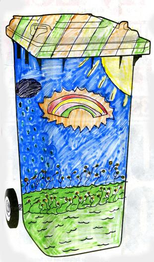 Design Your Own Bin Competition - Eleanor Sawyer, aged 8