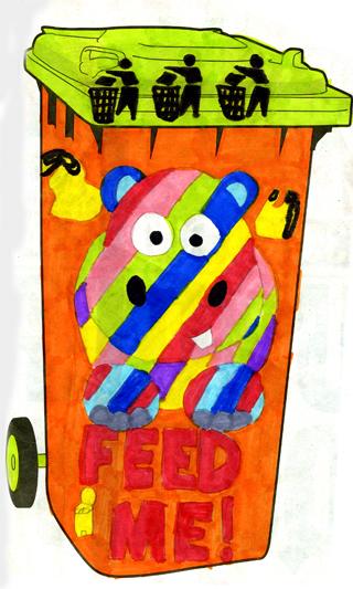 Design Your Own Bin Competition - Reagan Rook, aged 11