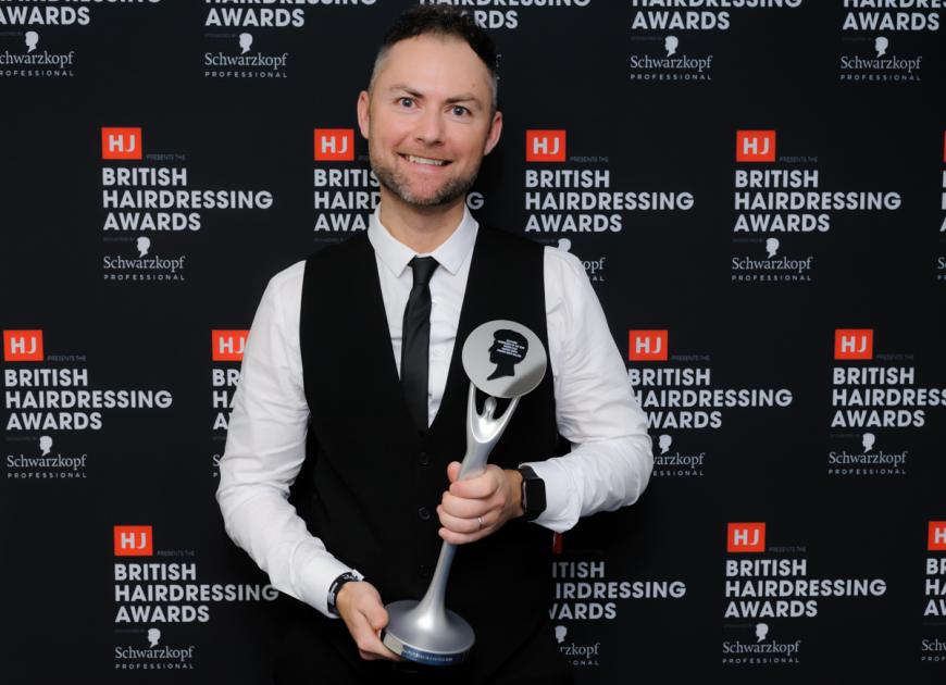 Andrew Smith Salons gets hairdresser of the year award in London