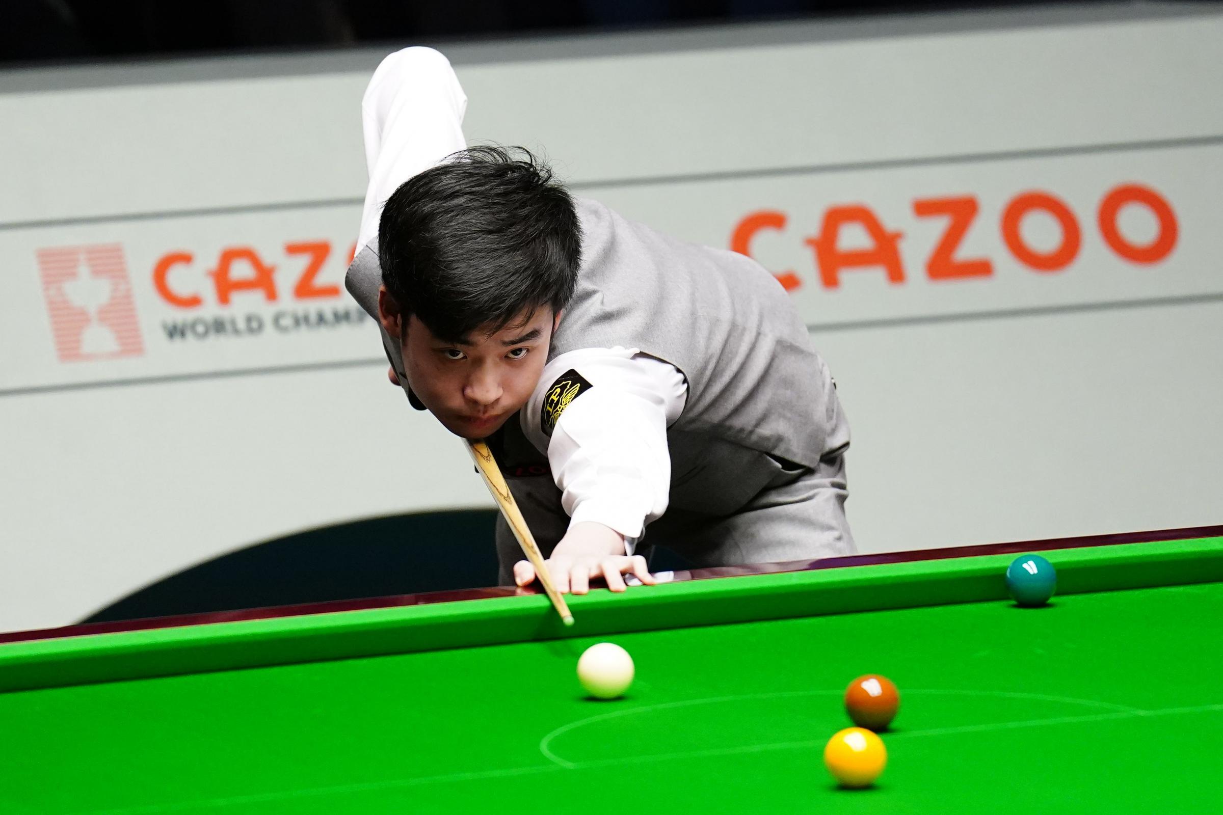 Si Jiahui leads Luca Brecel in World Championship semi after opening session Daily Echo
