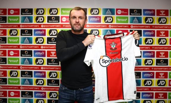 Daily Echo: Nathan Jones pictured after becoming Saints manager. Daily Echo: Nathan Jones pictured after becoming Saints manager.