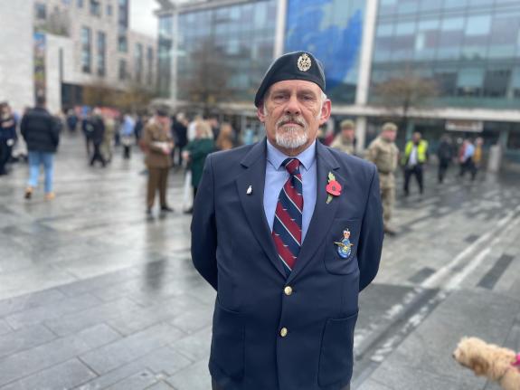 Daily Echo: Veteran Phil Bignell Daily Echo: Veteran Phil Bignell
