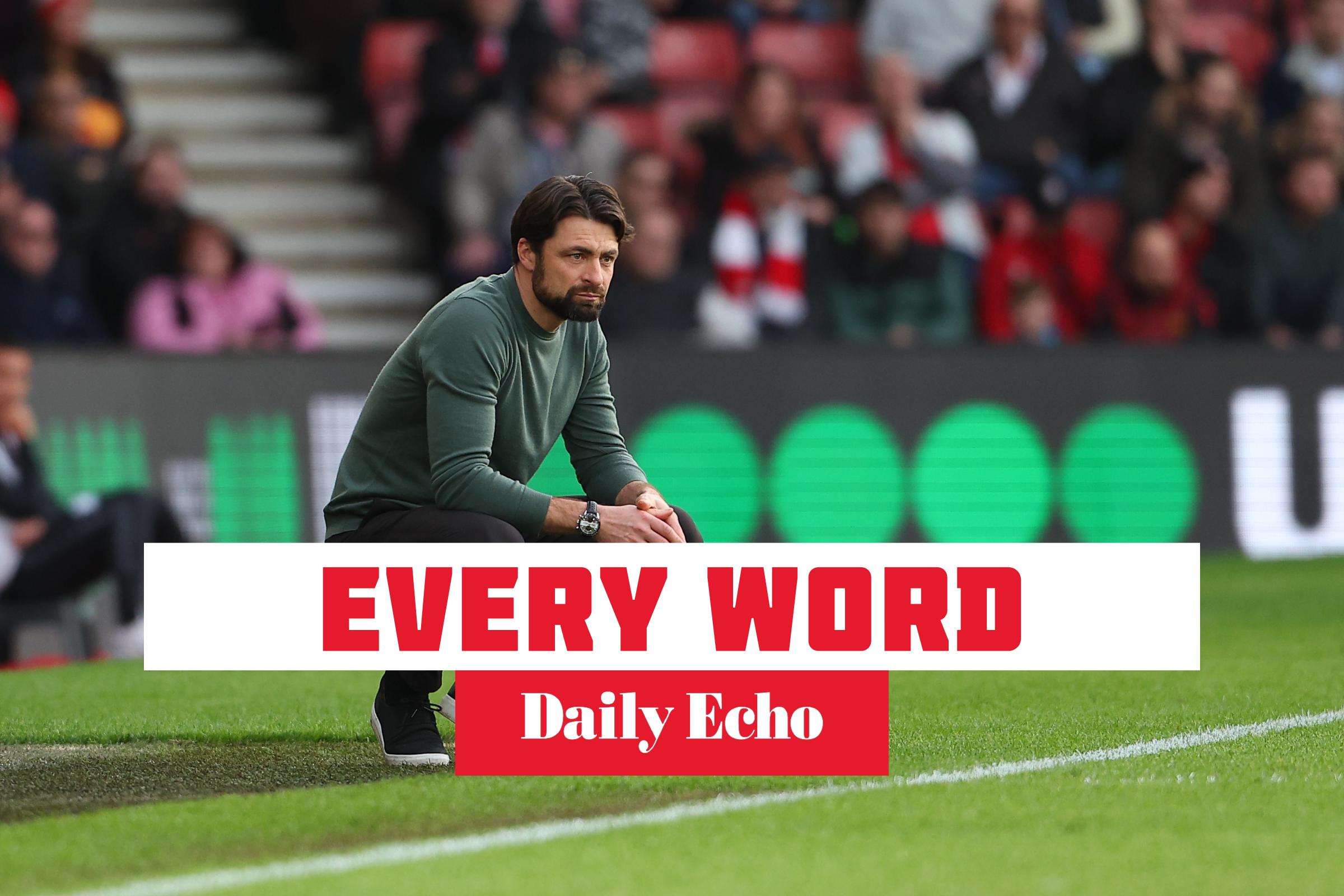 Every word Martin said about Downes, Bristol City and signing Brooks