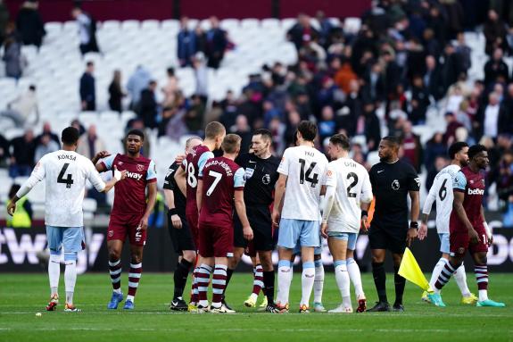 Daily Echo: West Ham had a winning goal ruled out after Ward-Prowse's shot was cleared off the line Daily Echo: West Ham had a winning goal ruled out after Ward-Prowse's shot was cleared off the line